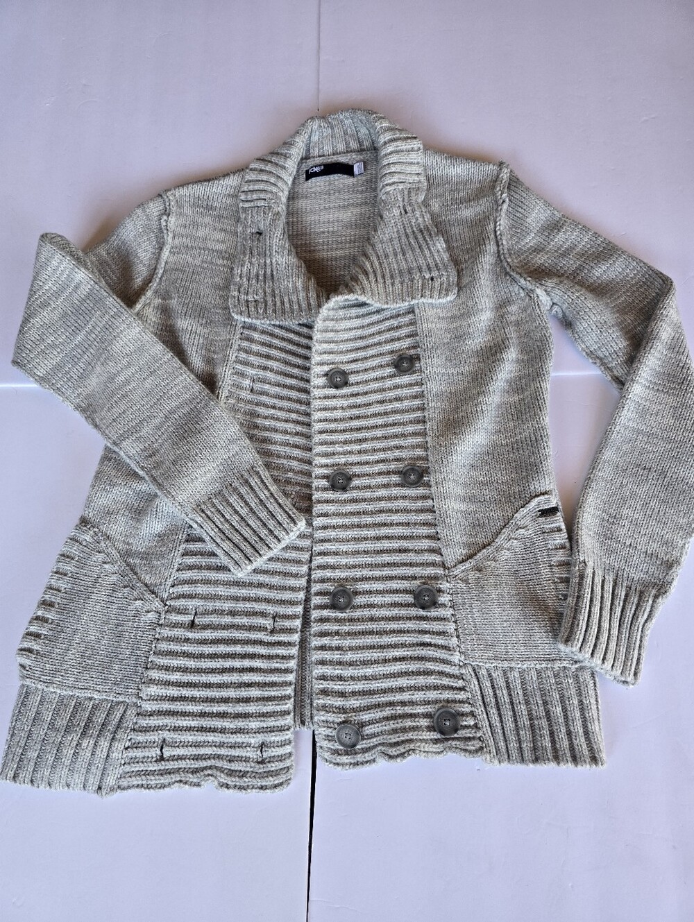 Fox Ladies Full Button Sweater